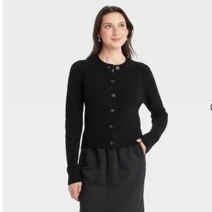 Women's Cozy Knit Button-Front Cardigan - Universal Thread Size XS